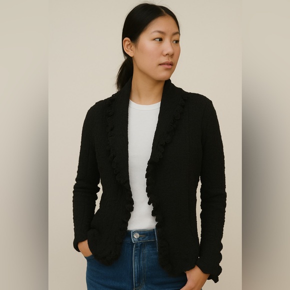 Issey Miyake Black jacket from the Cauliflower collection